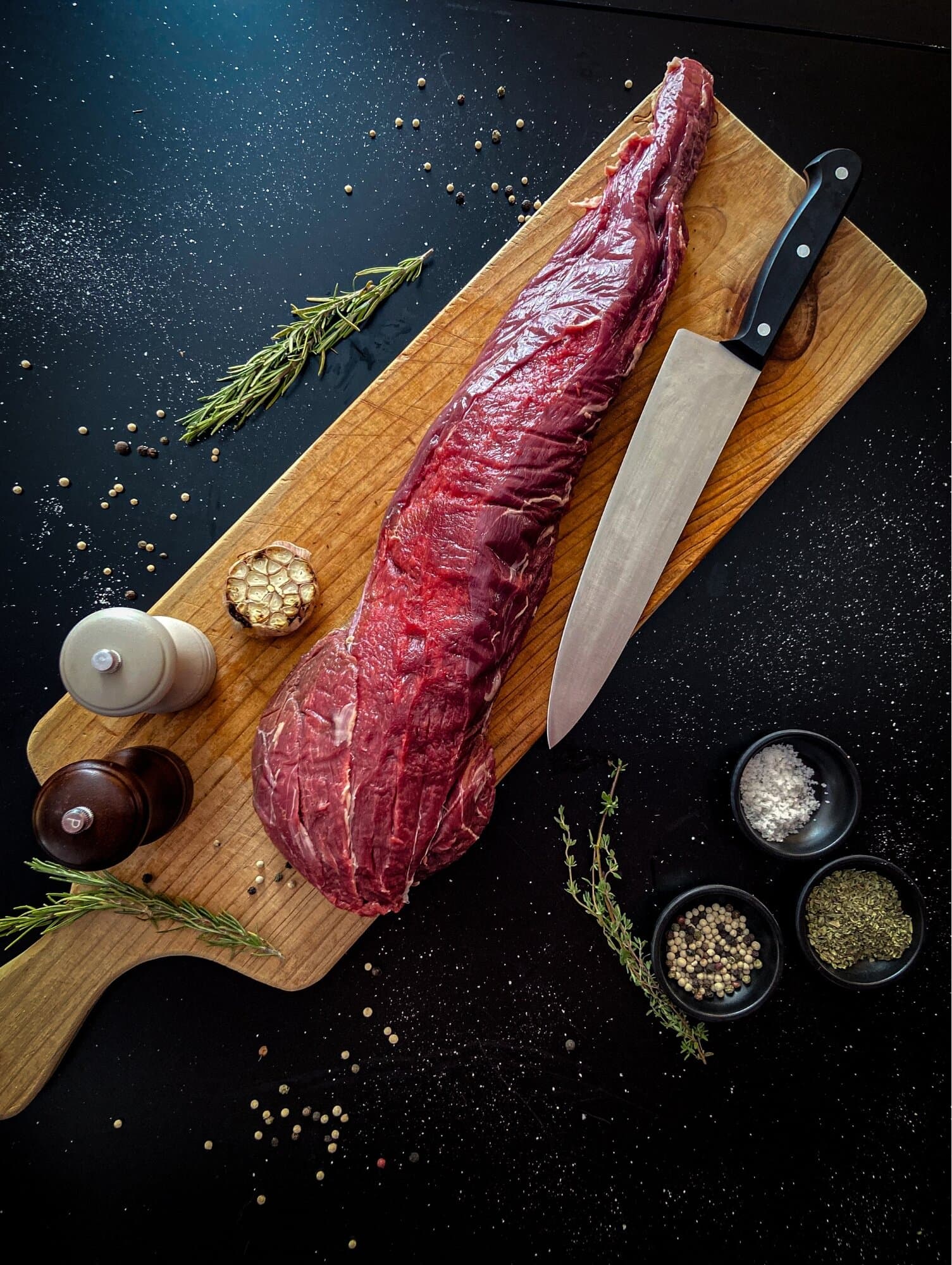 Lombinho grelhado com guarnição